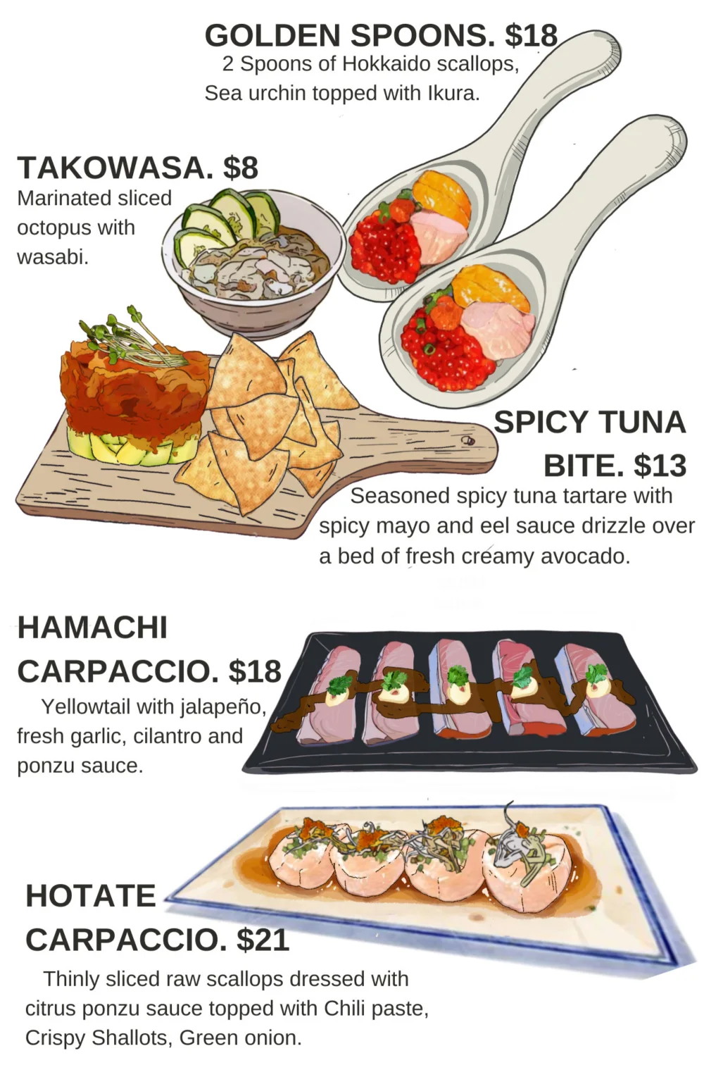 Kinda Izakaya menu, page 3 of 19