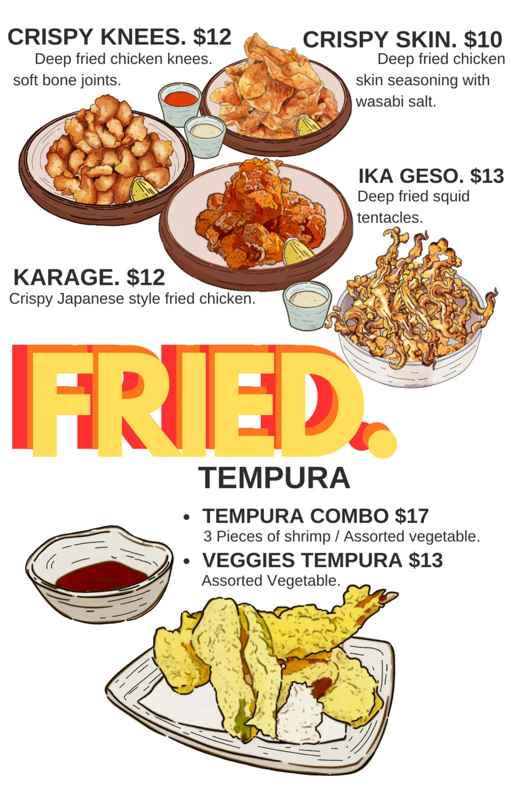 Kinda Izakaya menu, page 5 of 19