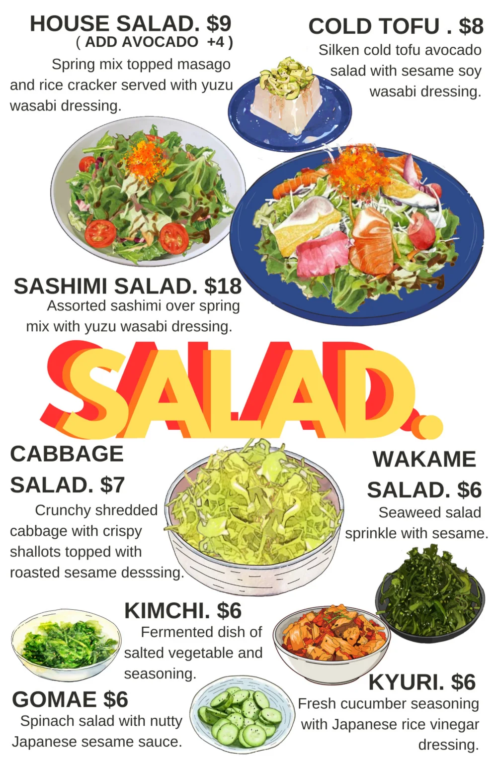 Kinda Izakaya menu, page 6 of 19