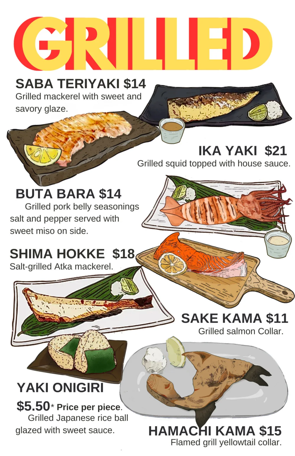 Kinda Izakaya menu, page 7 of 19